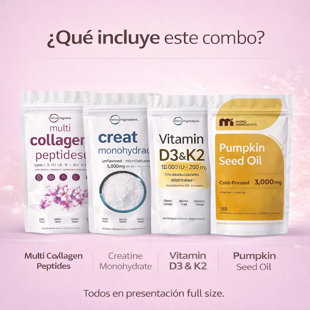 Combo micro ingredients - Rutina Completa de Bienestar 4 en 1