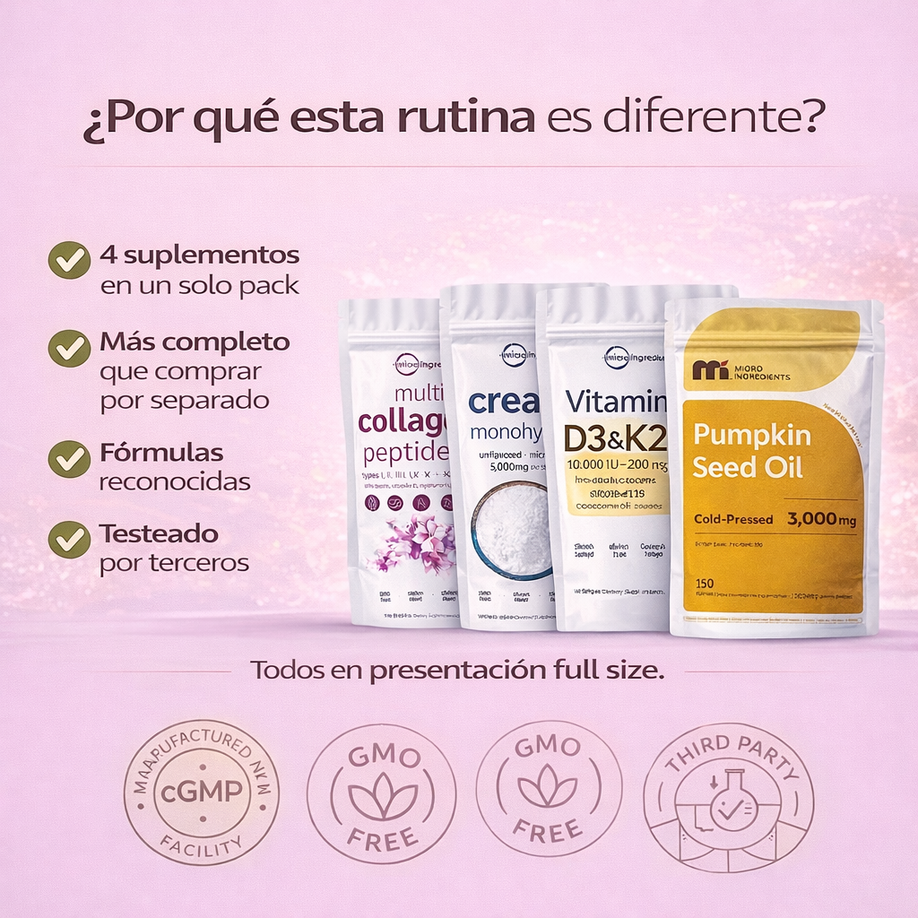 Combo micro ingredients - Rutina Completa de Bienestar 4 en 1