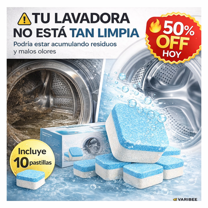 Lavaclean™ Elimina suciedad interna y mantener tu lavadora fresca, sin complicaciones.