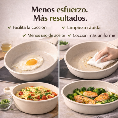 CeramicPRO™ Cocina fácil, limpia y sin que nada se pegue desde el primer uso