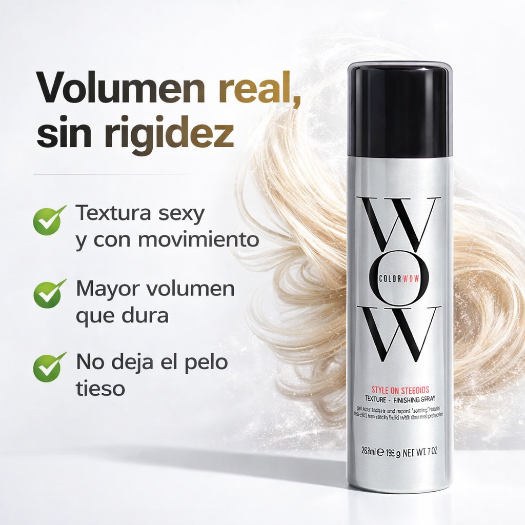 Wow - El spray que transforma el cabello plano