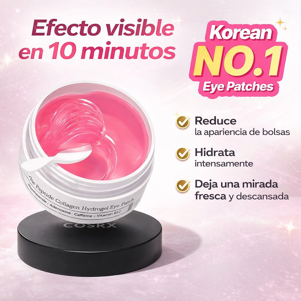 Parches de Hidrogel para Ojos – Mirada más fresca en solo 10 minutos