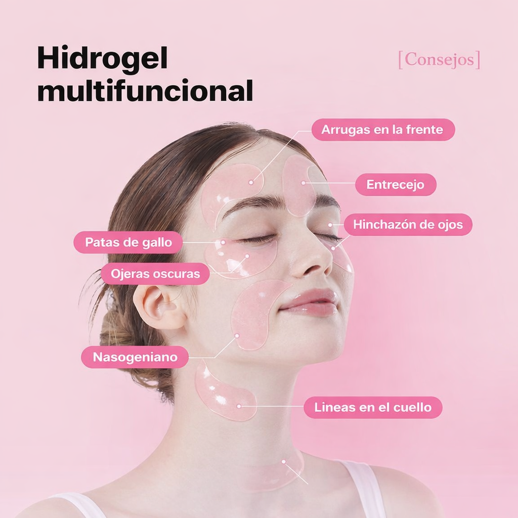 Parches de Hidrogel para Ojos – Mirada más fresca en solo 10 minutos