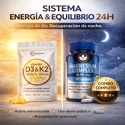 Sistema Equilibrio 24H - Recupera el ritmo natural de tu cuerpo en 24 horas.