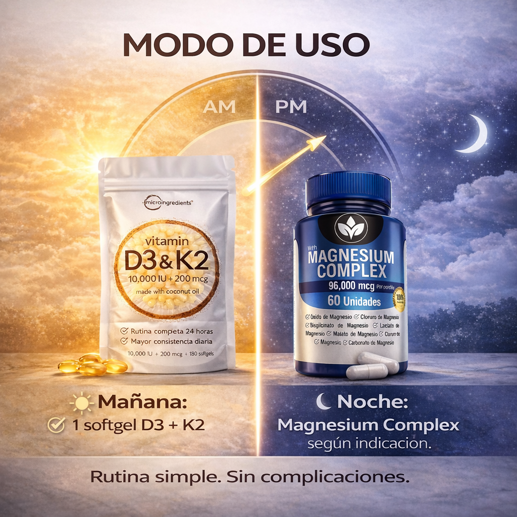 Sistema Equilibrio 24H - Recupera el ritmo natural de tu cuerpo en 24 horas.