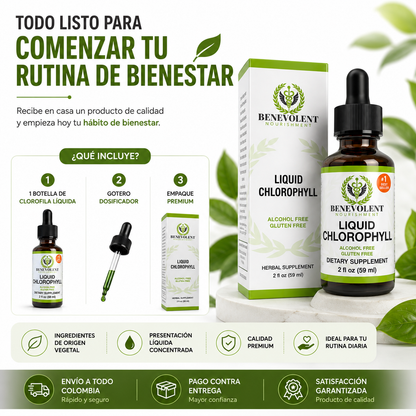 GOTAS DE CLOROFILA 30 ML + REGALO