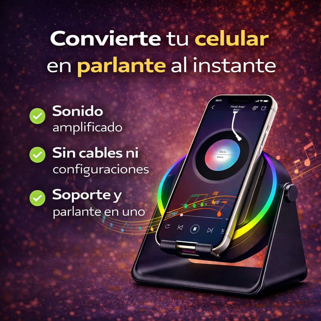SoundAir™ - Convierte tu celular en parlante de forma fácil y cómoda