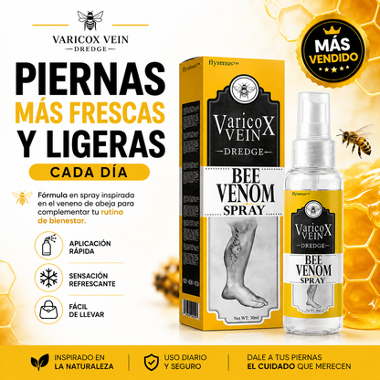 VARICOX VEIN BEE VENOM SPRAY™ Sensación de frescura y ligereza para el cuidado diario de tus piernas