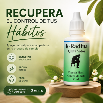 K-RADINA® Apoyo Natural Para Acompañarte En Tu Proceso De Cambio