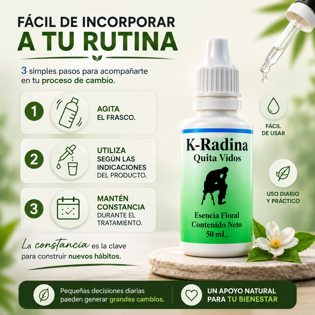 K-RADINA® Apoyo Natural Para Acompañarte En Tu Proceso De Cambio