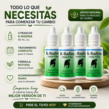 K-RADINA® Apoyo Natural Para Acompañarte En Tu Proceso De Cambio