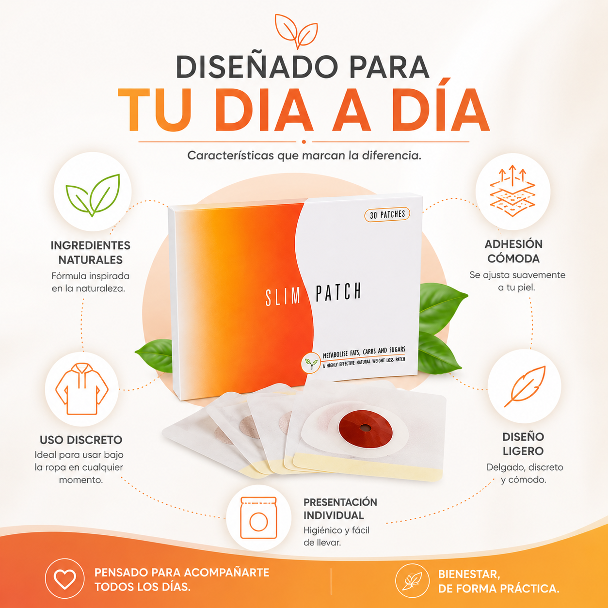 Slim Patch™ | Parches Adhesivos para tu Rutina de Bienestar Diario