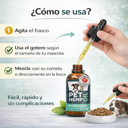 Pets Hemp Oil - Bienestar diario para tu mascota, de forma natural 🐾