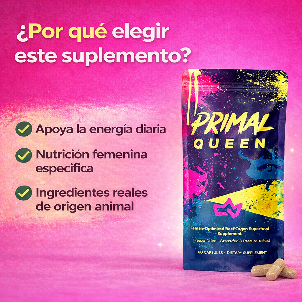 Primal queen - Nutrición real diseñada para el cuerpo femenino