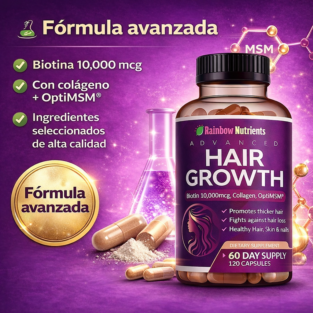 Advanced Hair Growth – Apoyo diario para un cabello más fuerte desde adentro