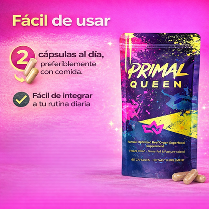 Primal queen - Nutrición real diseñada para el cuerpo femenino