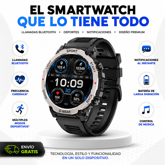 Smartwatch GT6 Pro | Llamadas Bluetooth, Monitoreo Deportivo y Estilo Inteligente en tu Muñeca