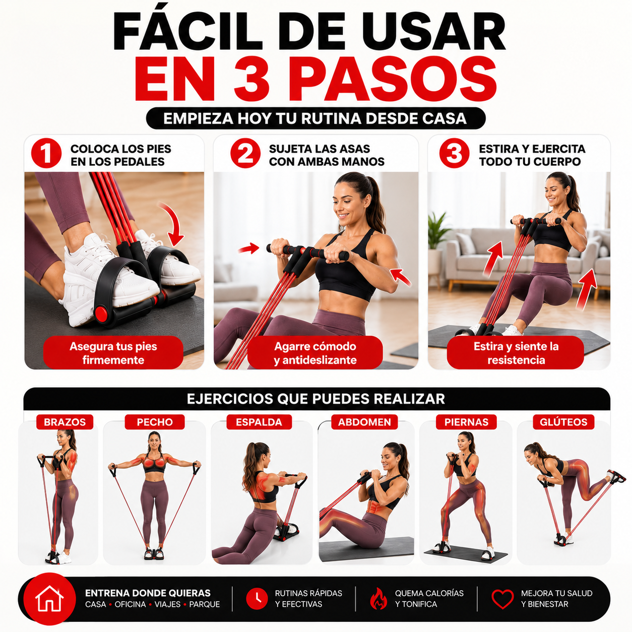 FitBand™ - TU MINI GYM PORTÁTIL PARA ENTRENAR DONDE QUIERAS