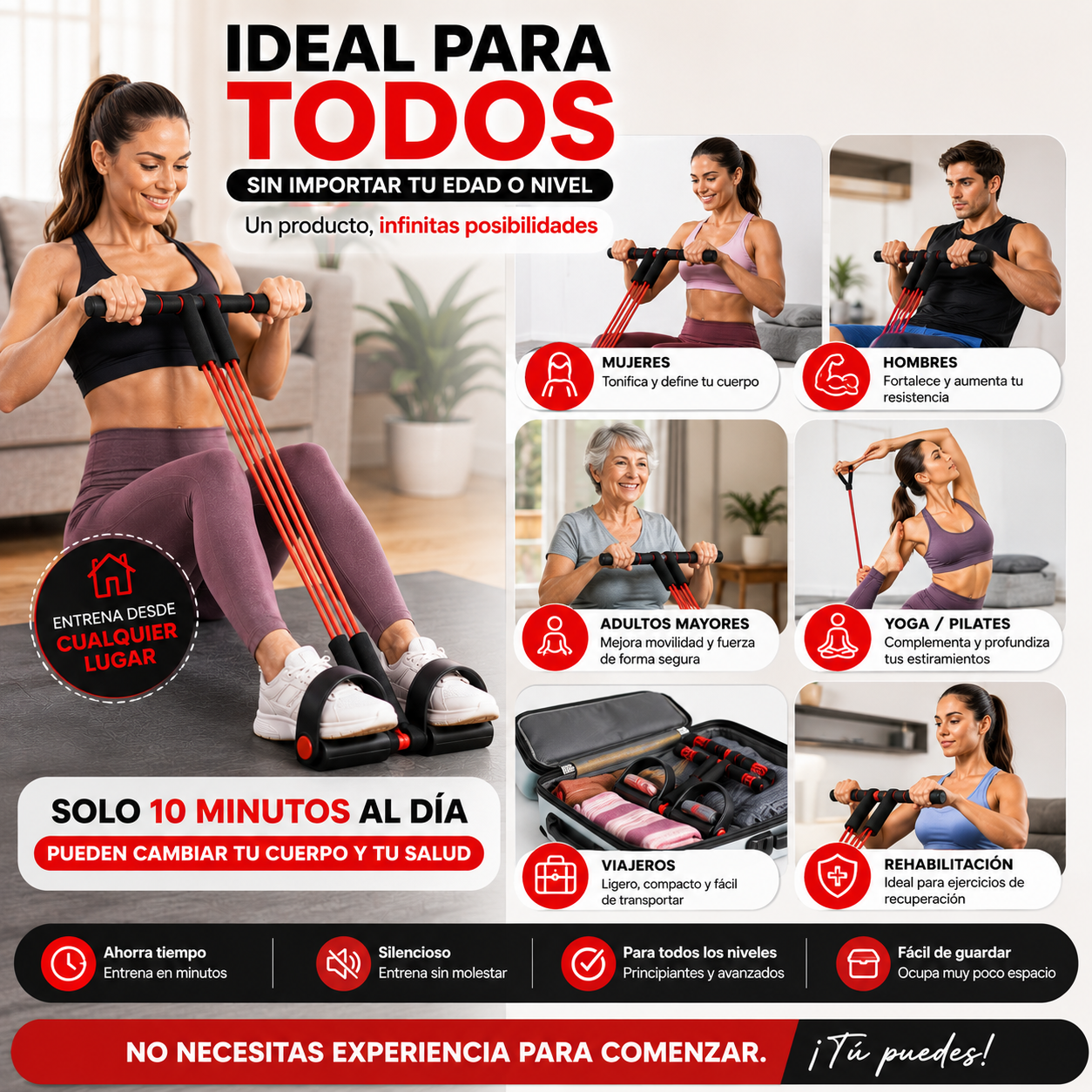FitBand™ - TU MINI GYM PORTÁTIL PARA ENTRENAR DONDE QUIERAS
