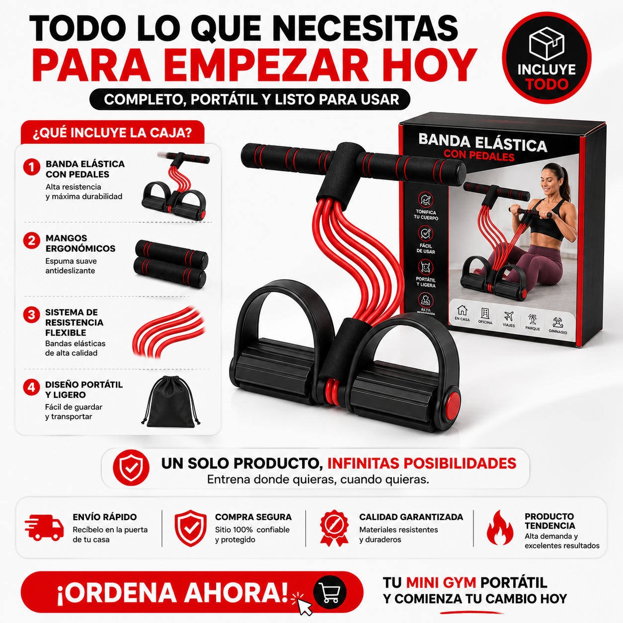 FitBand™ - TU MINI GYM PORTÁTIL PARA ENTRENAR DONDE QUIERAS
