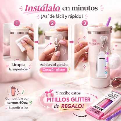 Bottle Charm™ El detalle pequeño que hace tu botella más linda, práctica y diferente.