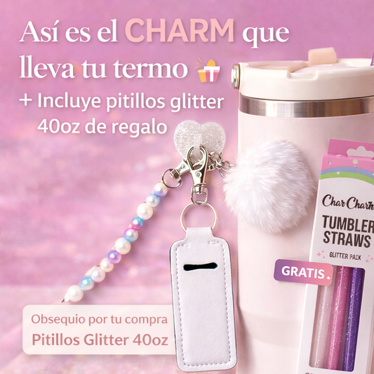 Bottle Charm™ El detalle pequeño que hace tu botella más linda, práctica y diferente.