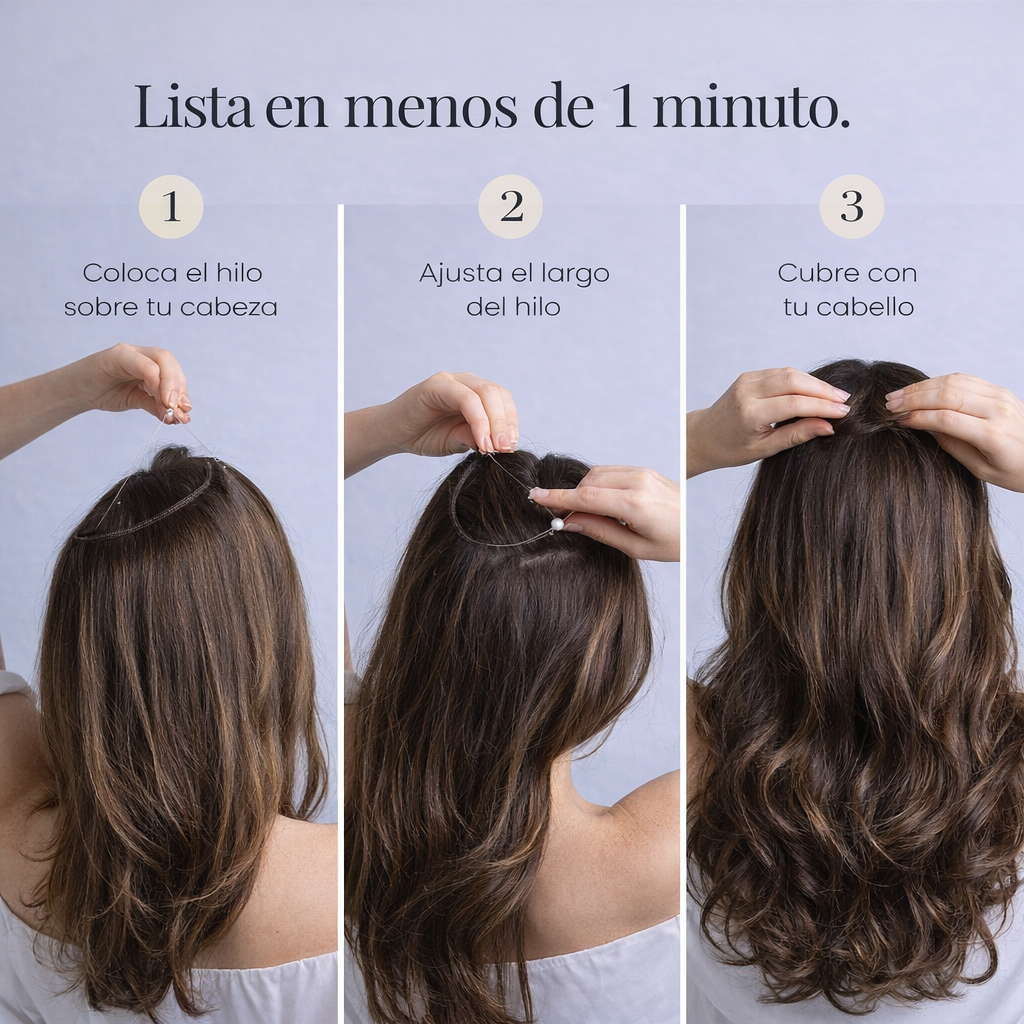 DreamWig™ Extensiones que transforman tu pelo en segundos