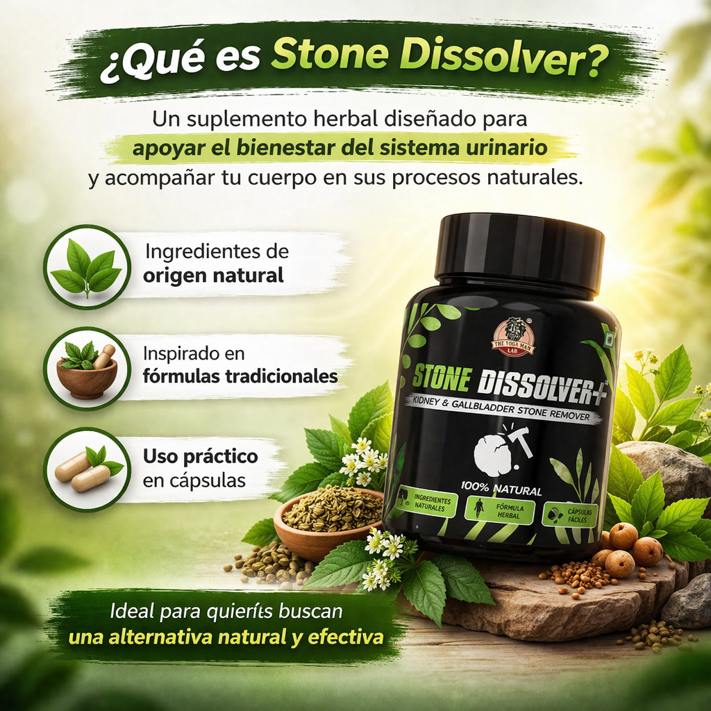 StoneDissolver™ Apoya tu bienestar renal de forma natural y sin complicaciones