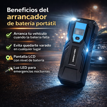 ChargerPro™ - Iniciador de Batería Con 12.000 mAh