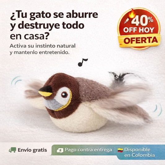 BIRDTOY™ Juguete Interactivo que Activa el Instinto Natural de tu Gato