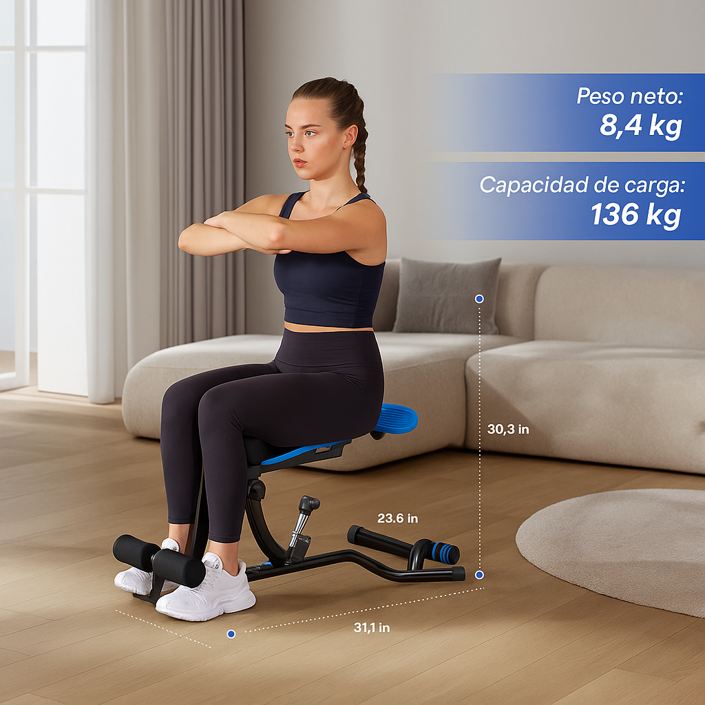 Máquina de sentadillas profundas 3 en 1