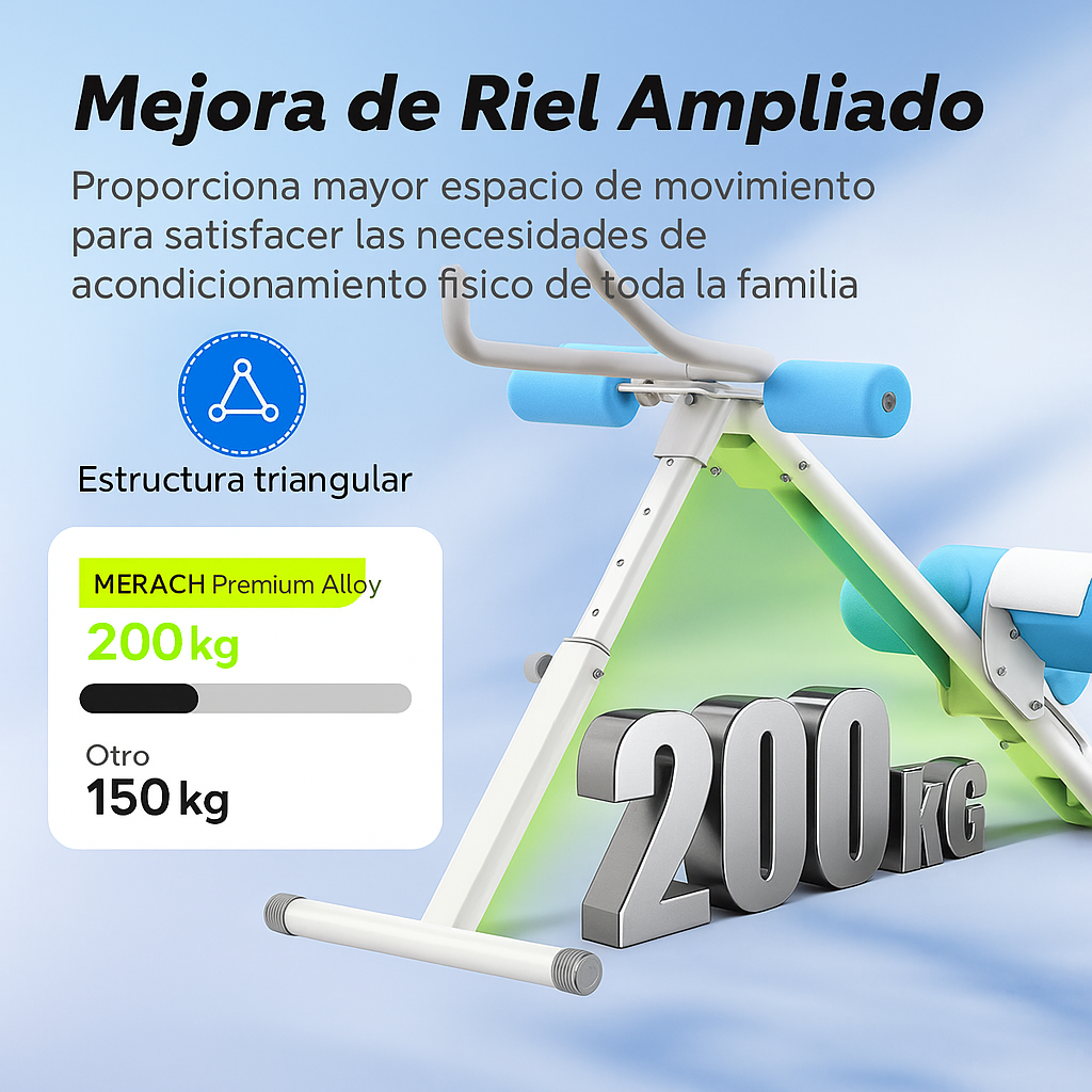 Entrenador Abdominal profesional – Quema, Tonifica y Transforma tu Core en Casa