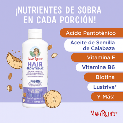 Mary Ruth® Crecimiento Máximo del cabello