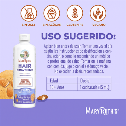 Mary Ruth® Crecimiento Máximo del cabello