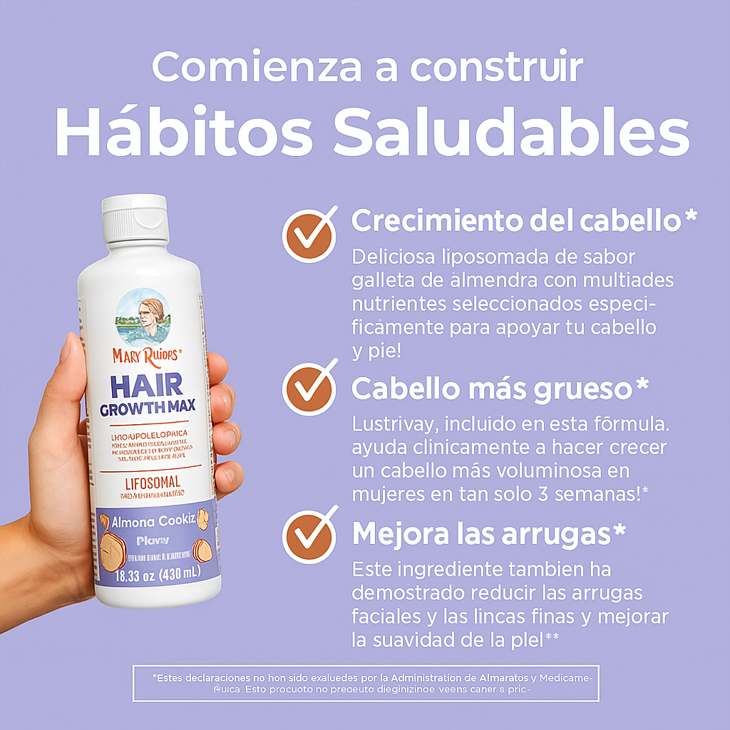 Mary Ruth® Crecimiento Máximo del cabello