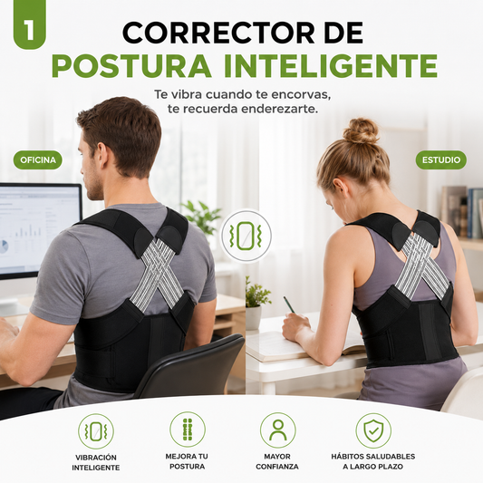 ProShape™ Corrector de Postura Premium con Elásticos Ergonómicos
