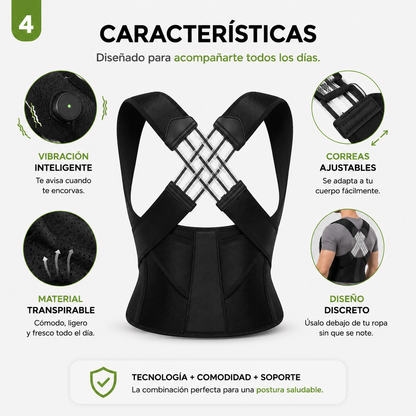 ProShape™ Corrector de Postura Premium con Elásticos Ergonómicos
