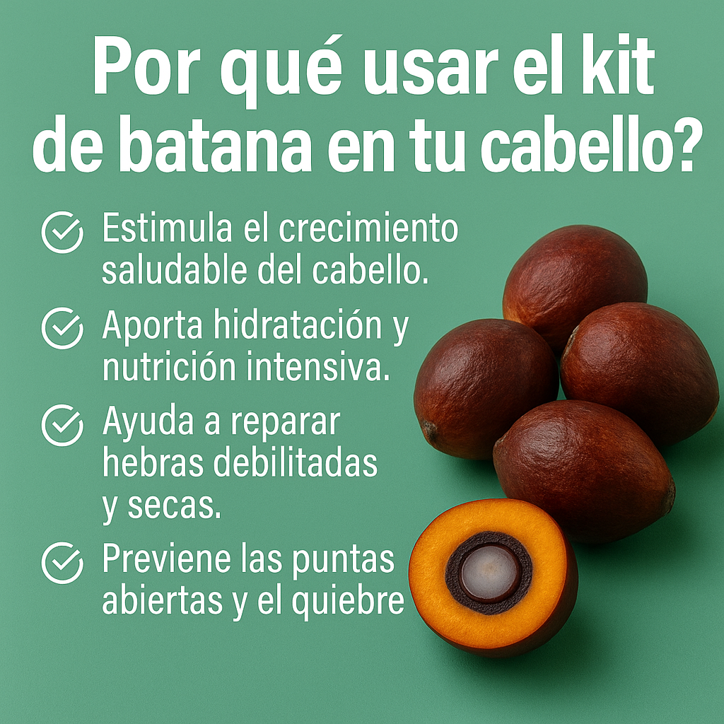 Batana Growth Kit – Fortalece, Nutre y Transforma la Apariencia de Tu Cabello