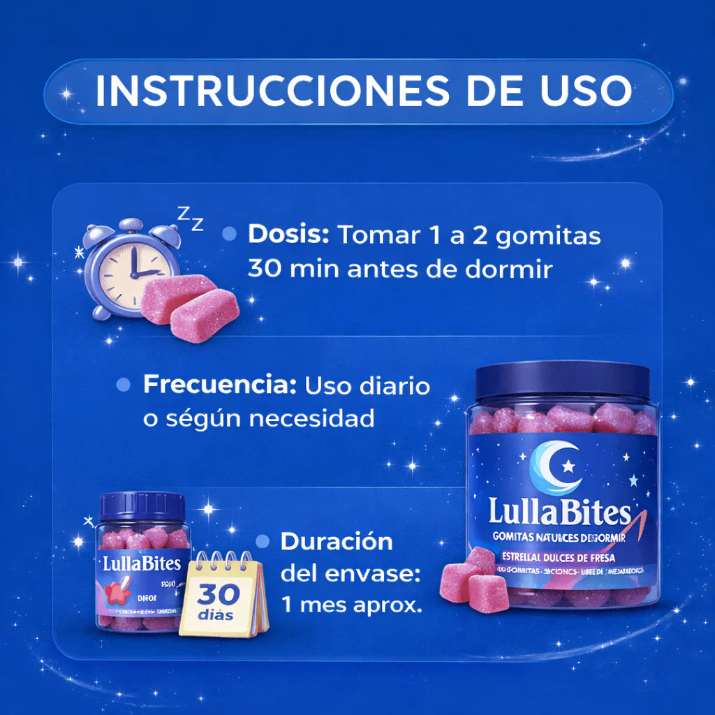 LullaBites™ Convierte tus noches en descanso real ✨