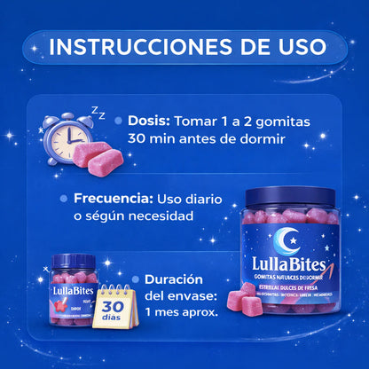 LullaBites™ Convierte tus noches en descanso real ✨