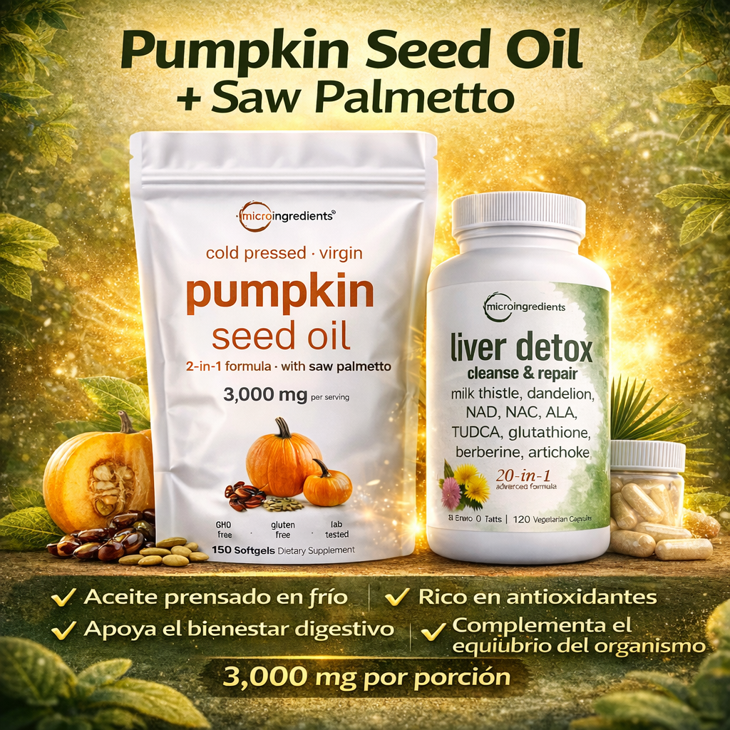 COMBO DETOX NATURAL 2 EN 1  - Apoyo digestivo y bienestar interno con ingredientes naturales.