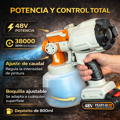 PaintPulv® Pulverizador de pintura eléctrico INALÁMBRICO