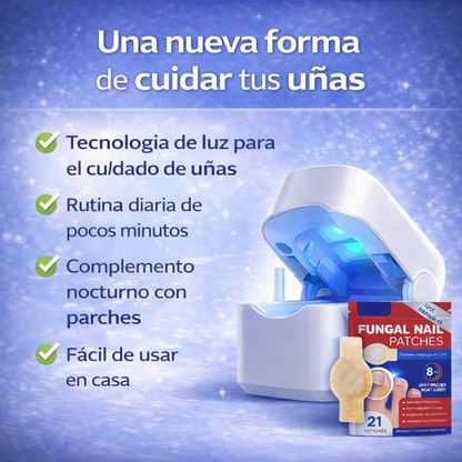 NailCare KIT - Sistema Láser para el Cuidado de Uñas + Parches Nocturnos GRATIS