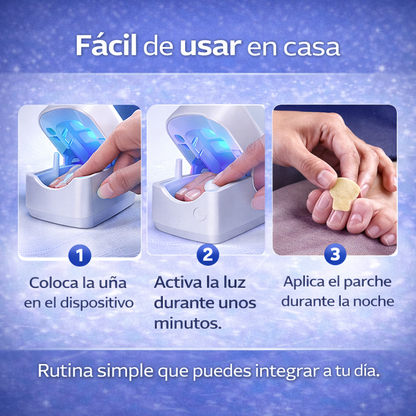 NailCare KIT - Sistema Láser para el Cuidado de Uñas + Parches Nocturnos GRATIS