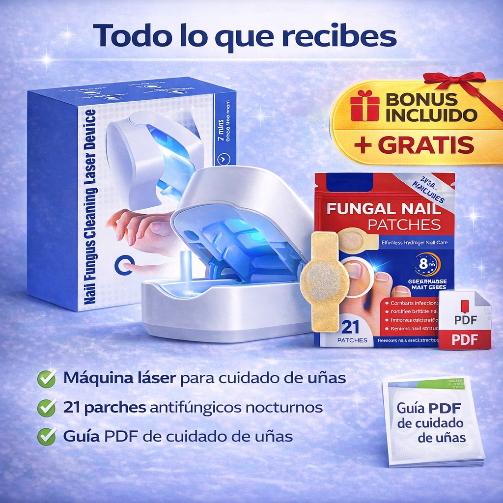 NailCare KIT - Sistema Láser para el Cuidado de Uñas + Parches Nocturnos GRATIS