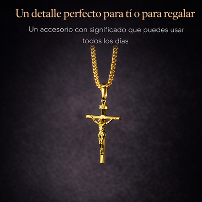 Collar de Cruz Baño Oro – Elegancia que te acompaña todos los días