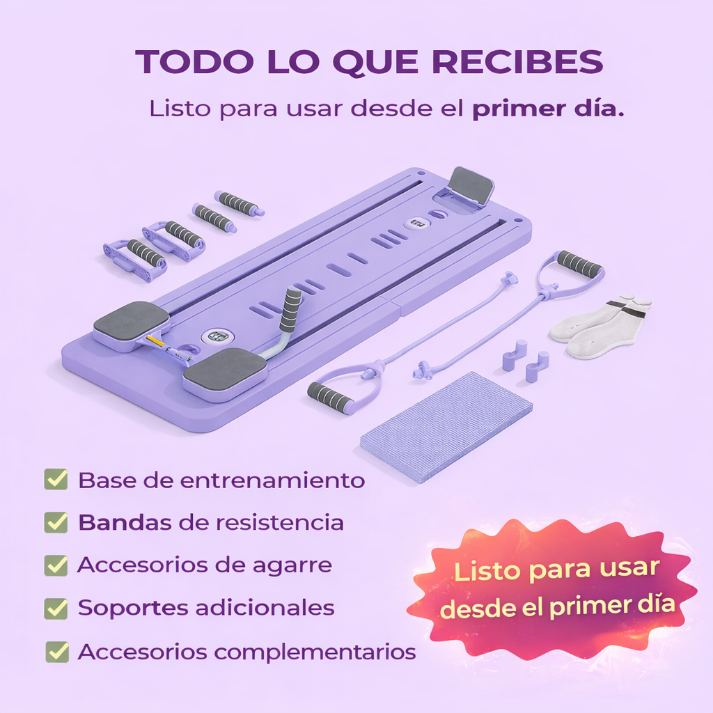 Tabla multifuncional para hacer ejercicio pilates