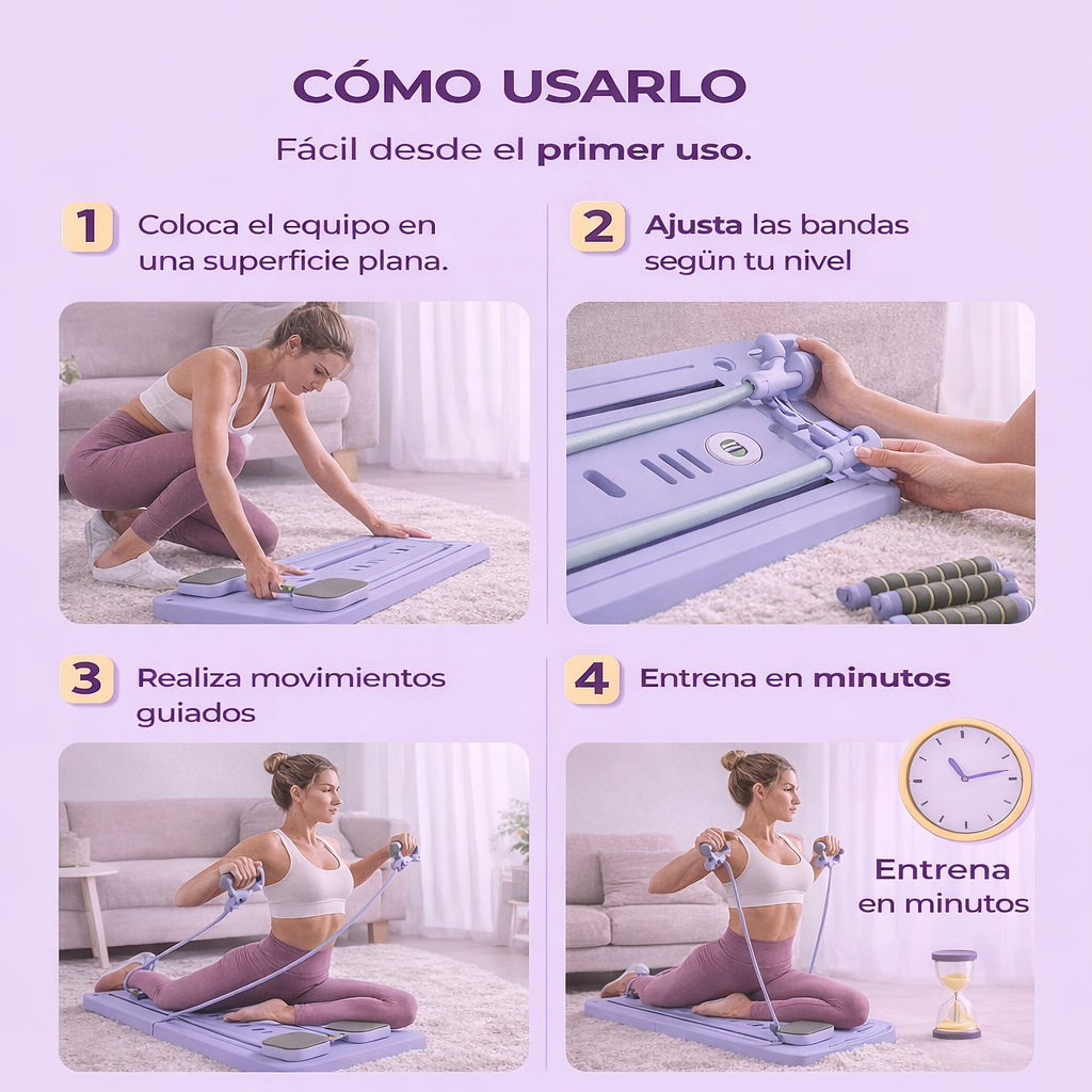 Tabla multifuncional para hacer ejercicio pilates