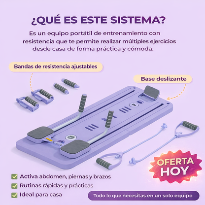 Tabla multifuncional para hacer ejercicio pilates