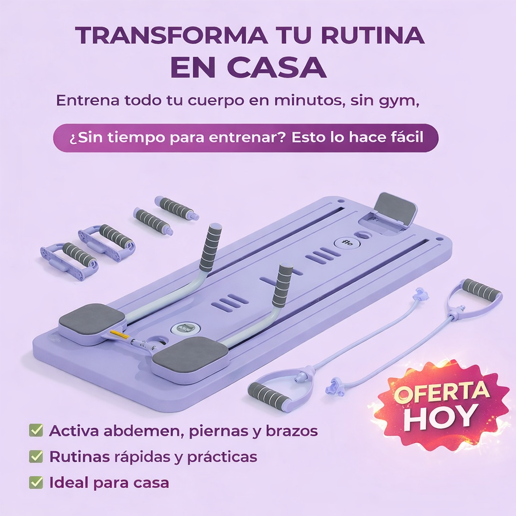 Tabla multifuncional para hacer ejercicio pilates